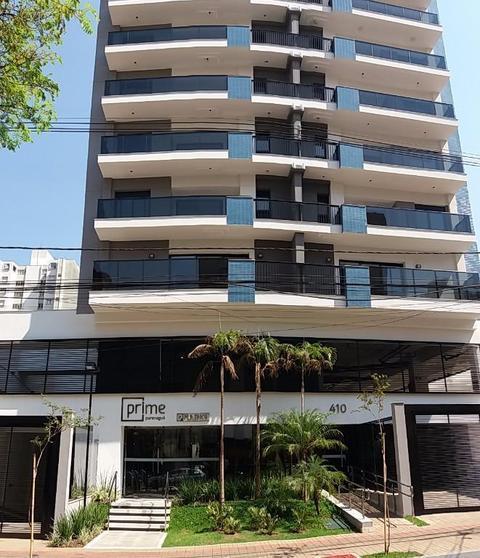 Apartamento para alugar em Londrina, Centro, com 1 quarto, com 50.55 m², Edifício Prime Paranaguá