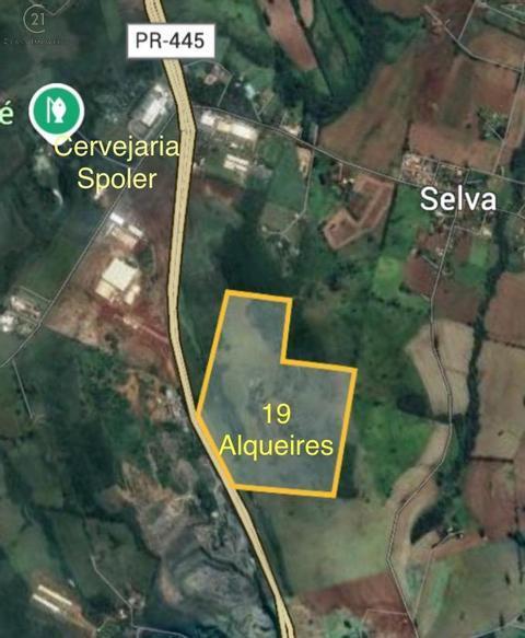 Sítio à venda em Londrina, Conjunto Habitacional Jamile Dequech, com 3 quartos, com 19 alqueires