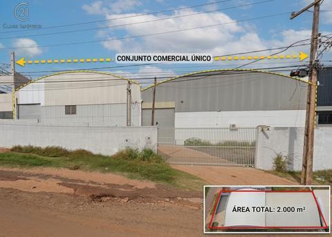 Barracão para alugar em Londrina, Industrial, com 2000 m²